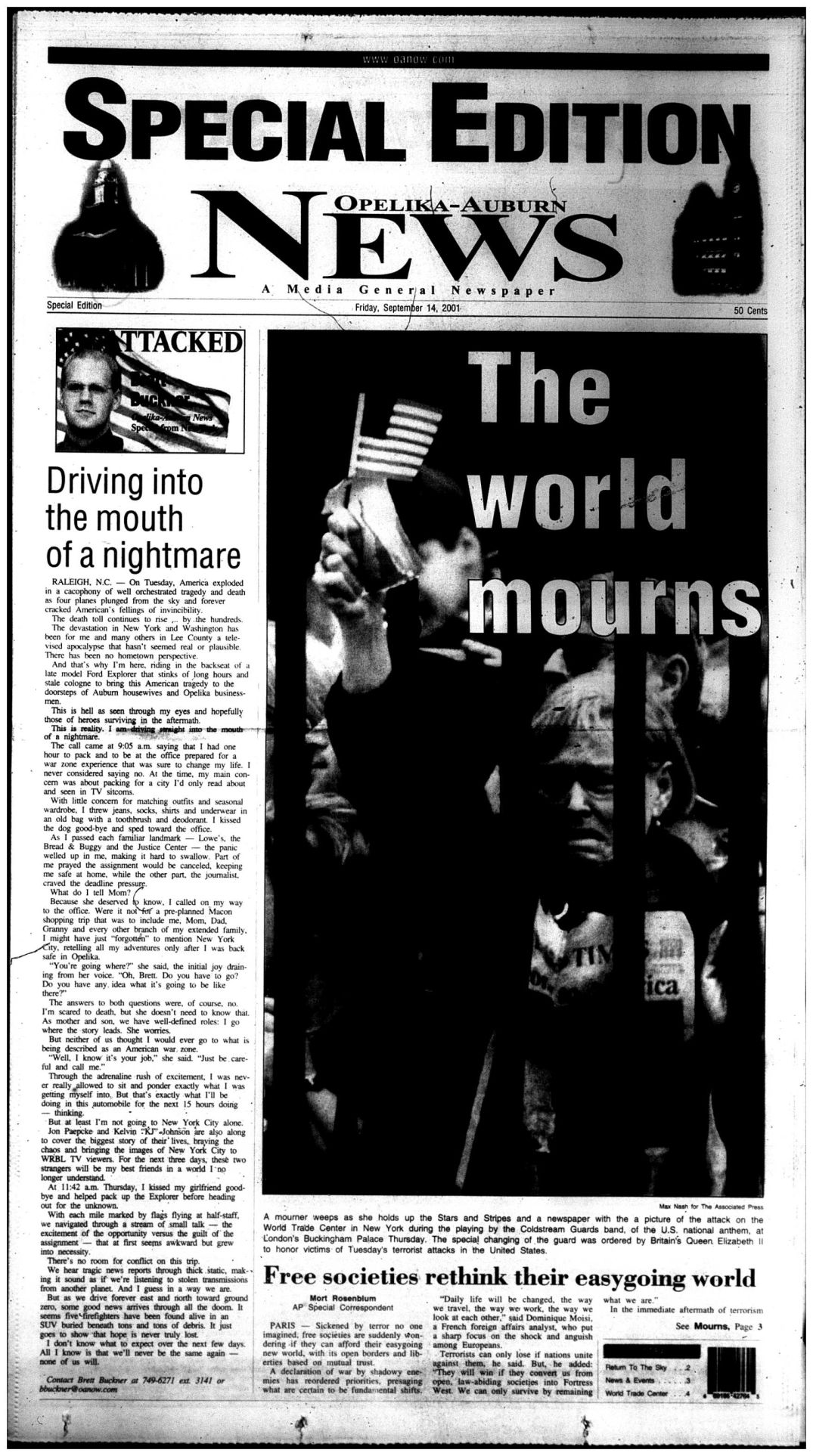 Friday, Sept. 14, 2001